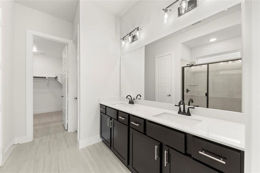 Furnished interior view inside a new home in Discovery Collection at Union Park, Little Elm (Image 6).