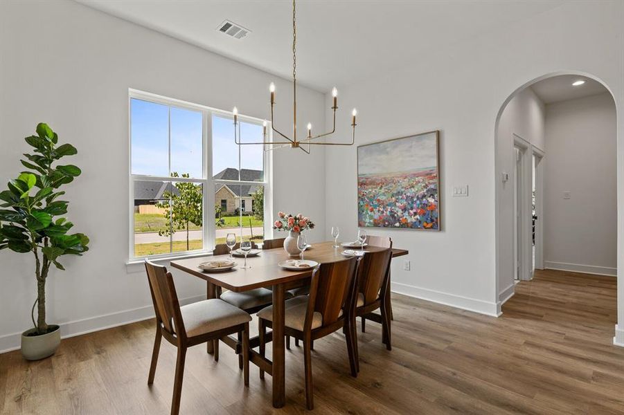 Furnished interior view inside a new home in , Robinson (Image 14).
