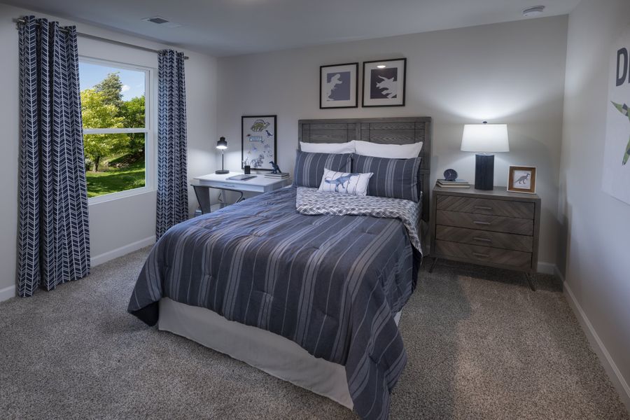 Furnished interior view inside a new home in Village at White Pine, Pendleton (Image 8).