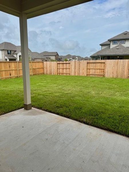Exterior details and patio area of a home in Stone Creek Ranch, Hockley (Image 2).
