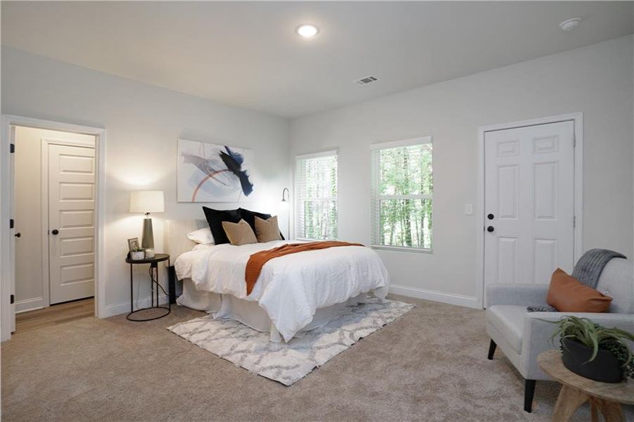 Furnished interior view inside a new home in , Stone Mountain (Image 7).