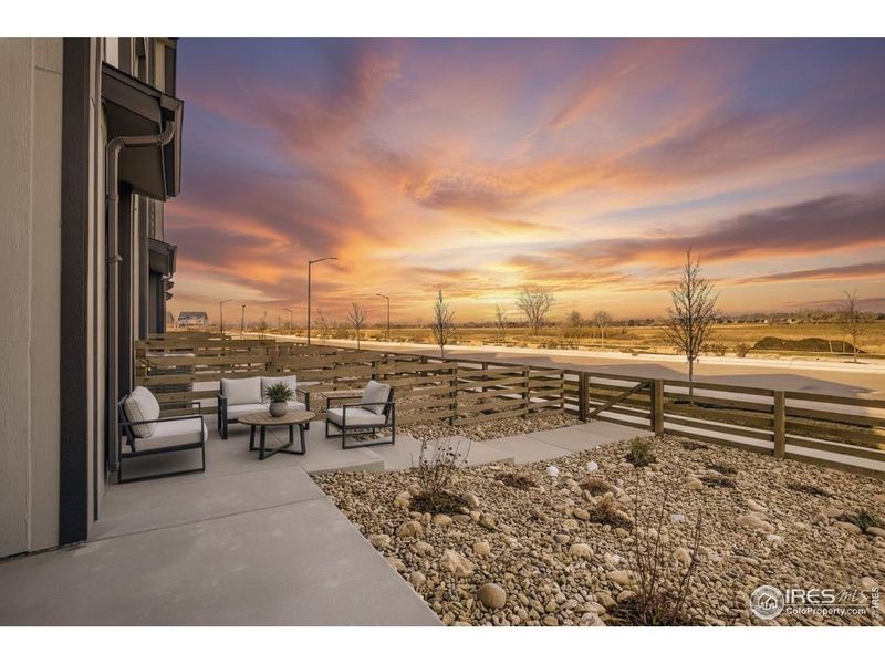 Exterior details and patio area of a home in , Fort Collins (Image 16).