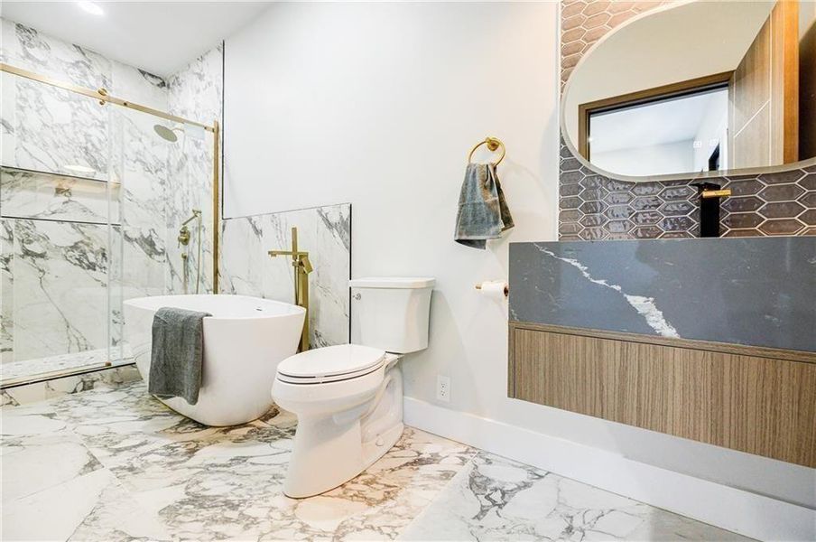 Furnished interior view inside a new home in , Marietta (Image 28).