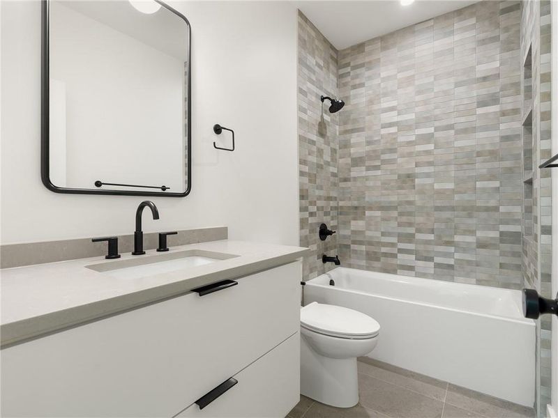 Furnished interior view inside a new home in , Decatur (Image 44).
