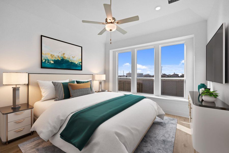 Primary Bedroom - Virtually Staged