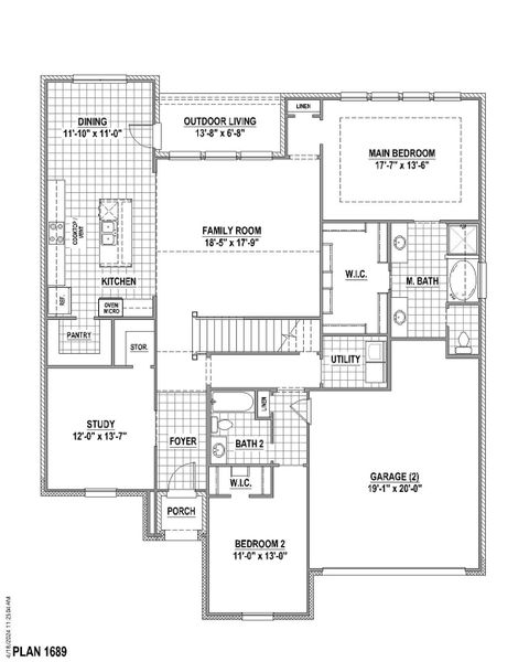 Plan 1689 1st Floor