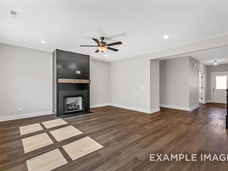 Representative unfurnished interior of a home built from the The Henry A by Davidson Homes LLC in Woods Crossing, Gallatin (Image 20). Representative unfurnished interior of a home built from the The Henry A by Davidson Homes LLC in Woods Crossing, Gallatin (Image 20).