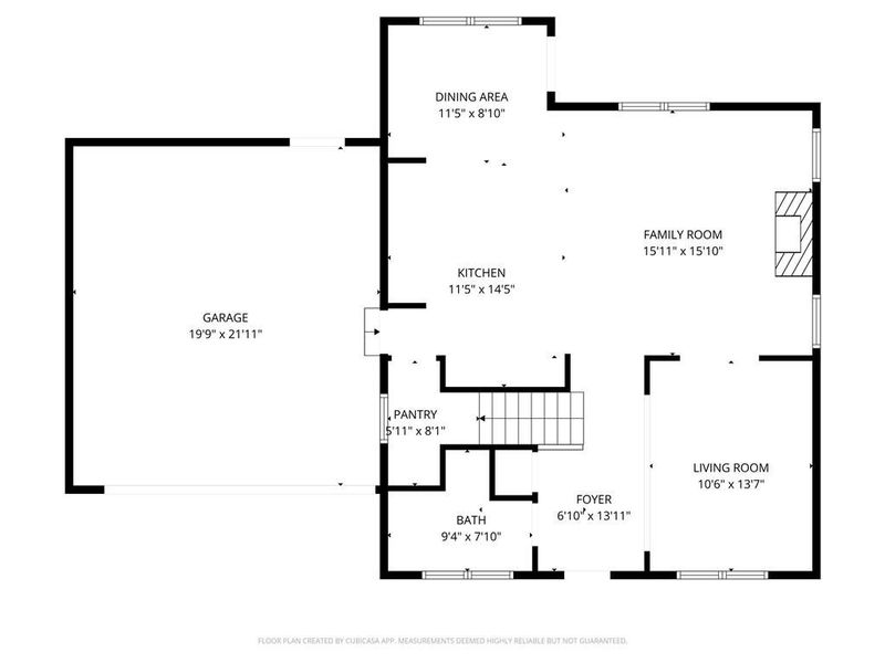 2D floor plan layout of this home in , Canton, GA (Image 6).