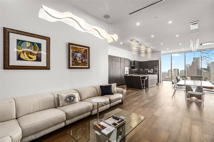 Family room or dedicated formal dining