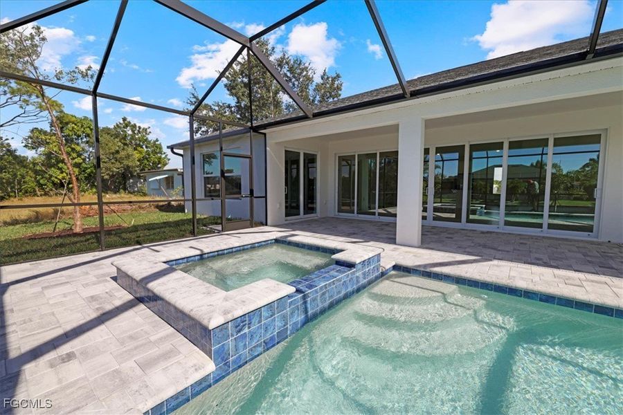 Exterior details and patio area of a home in Cape Coral, Cape Coral (Image 22).