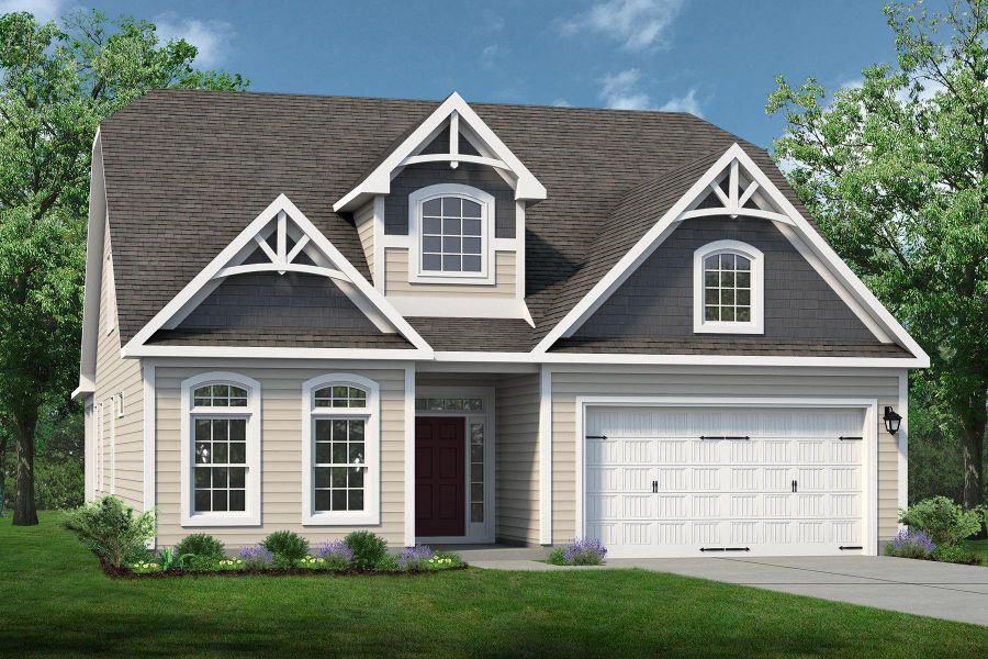 Representative exterior photo of a completed home built from the The Shorebreak by Chesapeake Homes in Coastal Club of the Carolinas, Calabash, NC (Image 21).