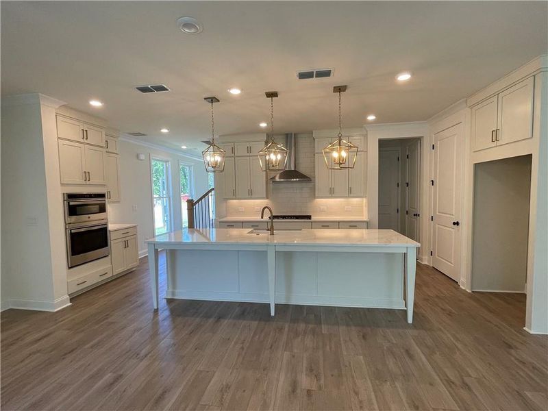 Furnished interior view inside a new home in Waterside Townhomes, Peachtree Corners (Image 7).