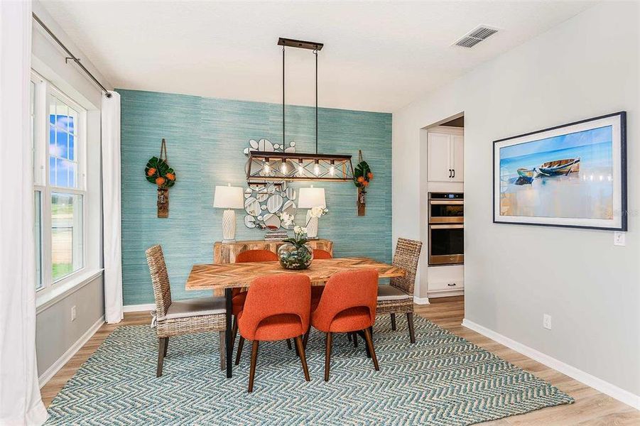 Furnished interior view inside a new home in Estates at Lake Jesup, Sanford (Image 3).