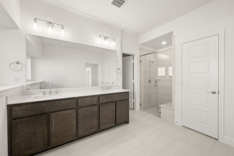 Furnished interior view inside a new home in Timberbrook, Justin (Image 9).