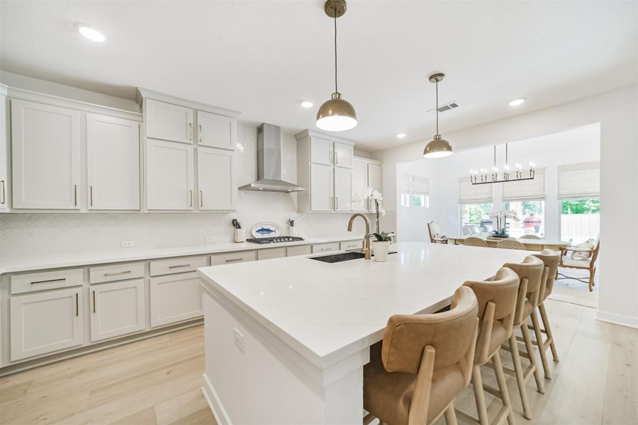 Furnished interior view inside a new home in Woodforest – 60', Montgomery (Image 9).
