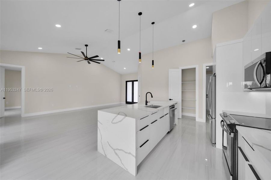 Furnished interior view inside a new home in , Cape Coral (Image 12).