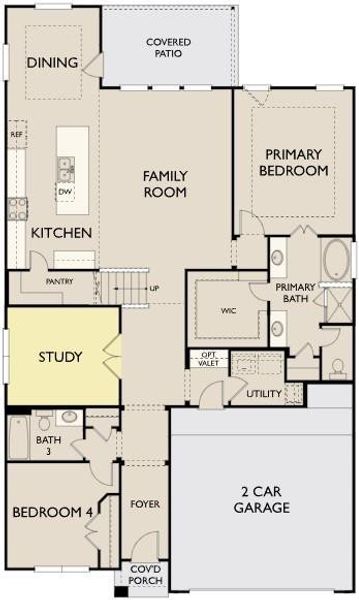 The Cypress floor plan The Cypress floor plan
