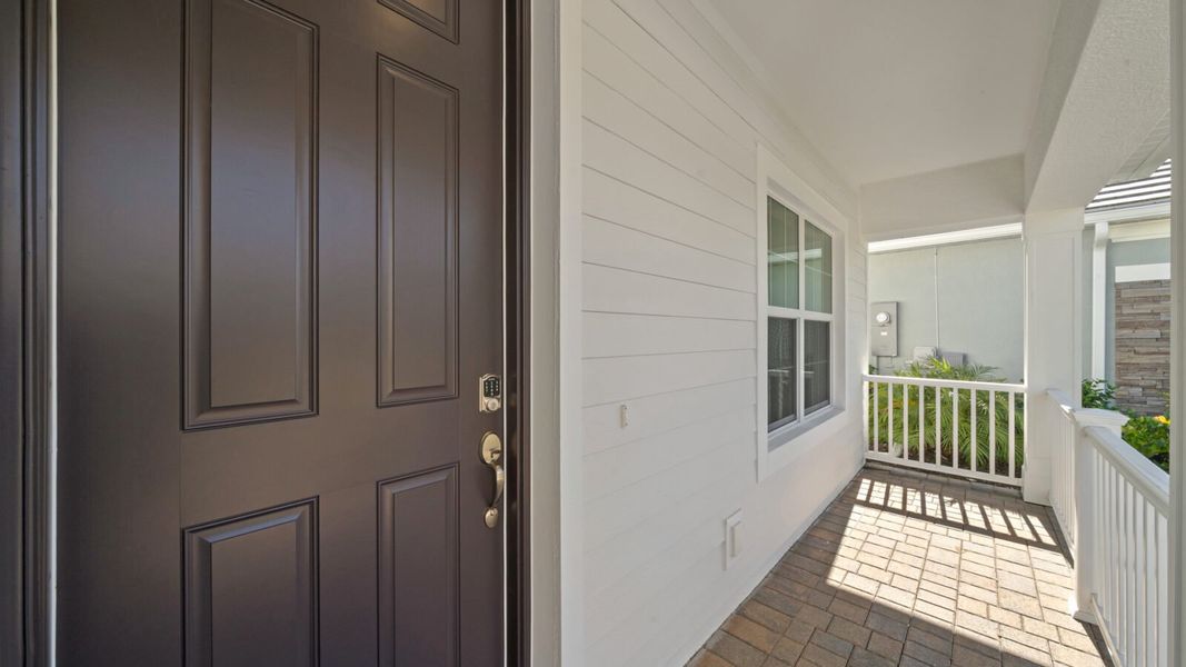 Exterior details and patio area of a home in Verandah, Fort Myers (Image 3).