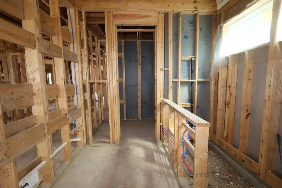 In-progress construction of a new home in Bridgeland Central: Emerald Heights - Enclave Collection, Cypress, TX (Image 17).