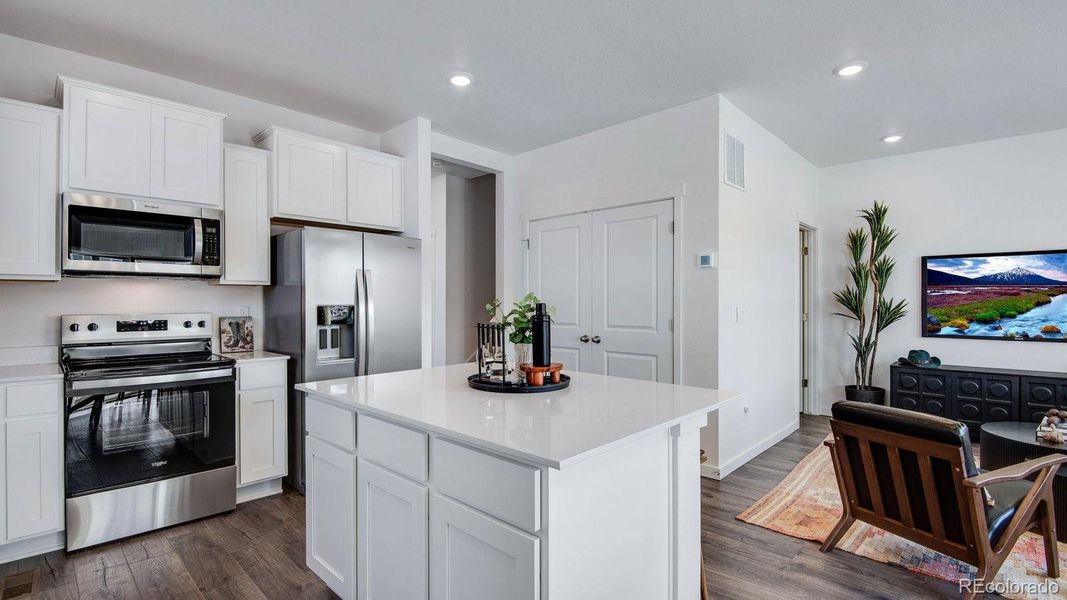 Furnished interior view inside a new home in The Ridge at Lorson Ranch, Colorado Springs (Image 22).