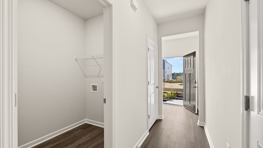Spacious, unfurnished interior of a new home in The Abbey at Trolley Run Station, Aiken (Image 9). Spacious, unfurnished interior of a new home in The Abbey at Trolley Run Station, Aiken (Image 9).