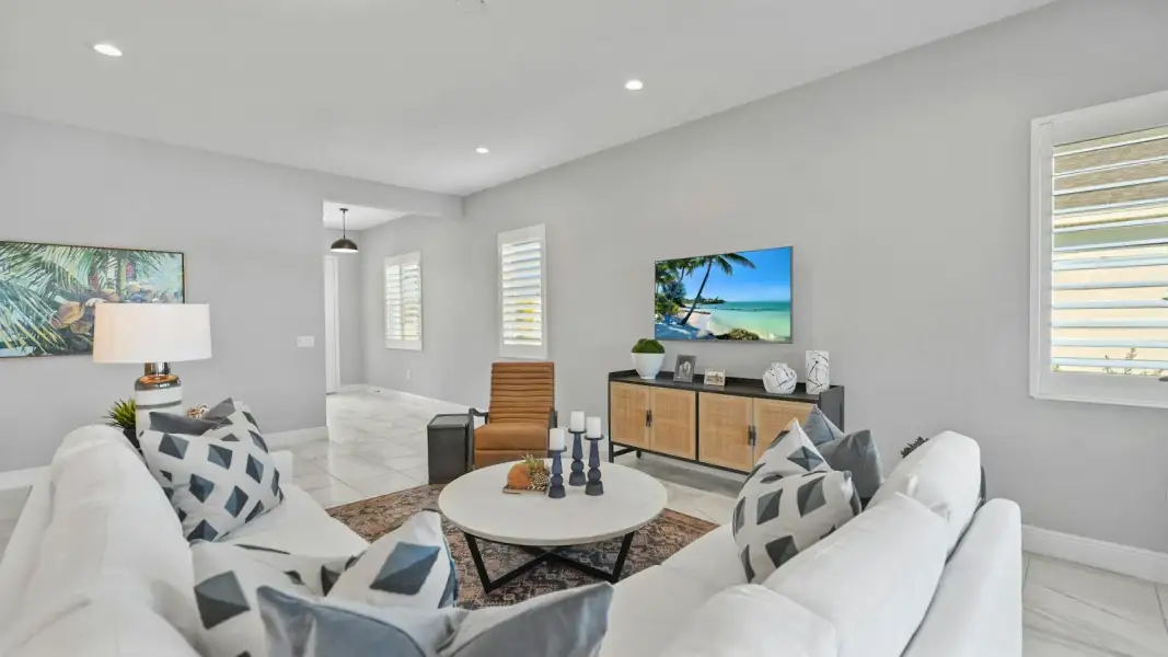 Furnished interior view inside a new home in Grand Park Real Estate and Homes for Sale in Sarasota, FL - Neal Communities, Sarasota (Image 6). Furnished interior view inside a new home in Grand Park Real Estate and Homes for Sale in Sarasota, FL - Neal Communities, Sarasota (Image 6).