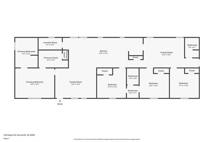 2D floor plan layout of this home in , Gainesville, GA (Image 3). 2D floor plan layout of this home in , Gainesville, GA (Image 3).
