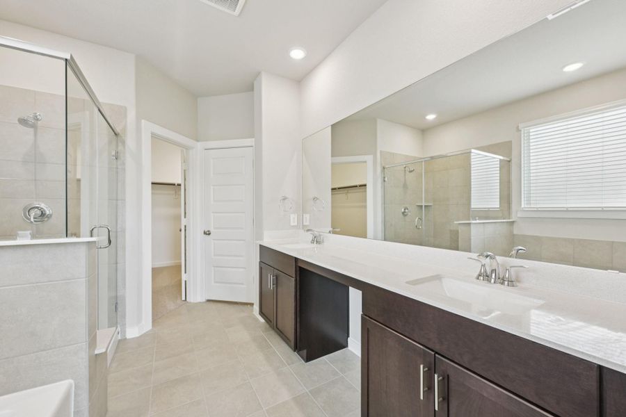 Furnished interior view inside a new home in Sundance Cove - Premier Series, Crosby (Image 9).