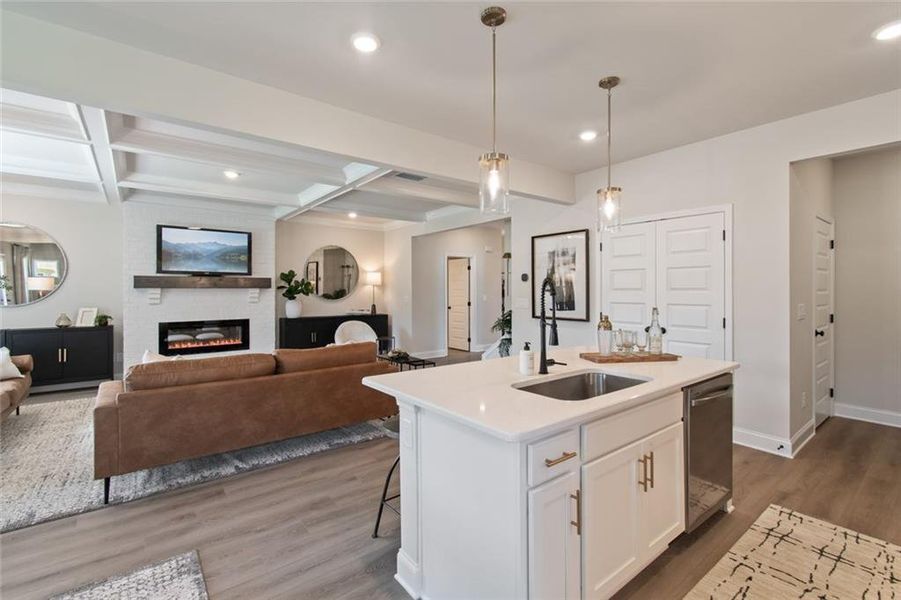 Furnished interior view inside a new home in Crofton Place Enclave, Snellville (Image 36). Furnished interior view inside a new home in Crofton Place Enclave, Snellville (Image 36).