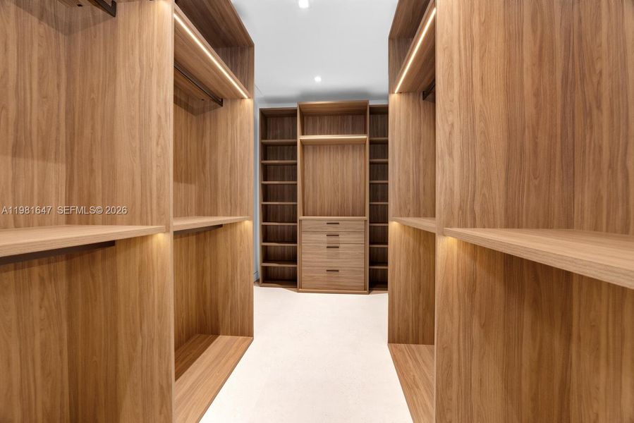 Furnished interior view inside a new home in , Miami (Image 51).