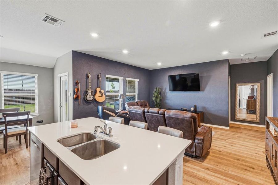 Furnished interior view inside a new home in Stonewyck Farms, Ennis (Image 13).