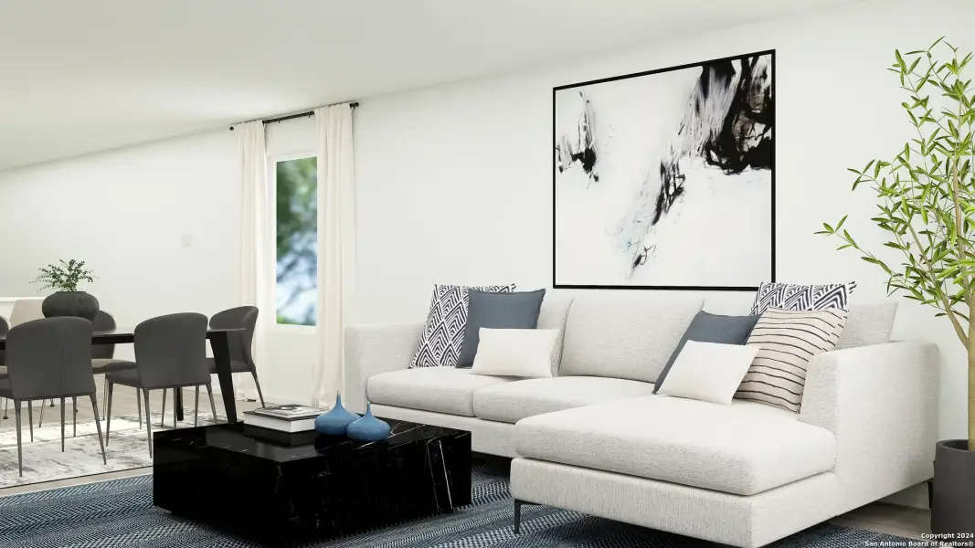 Furnished interior view inside a new home in Stone Garden, Elmendorf (Image 11).