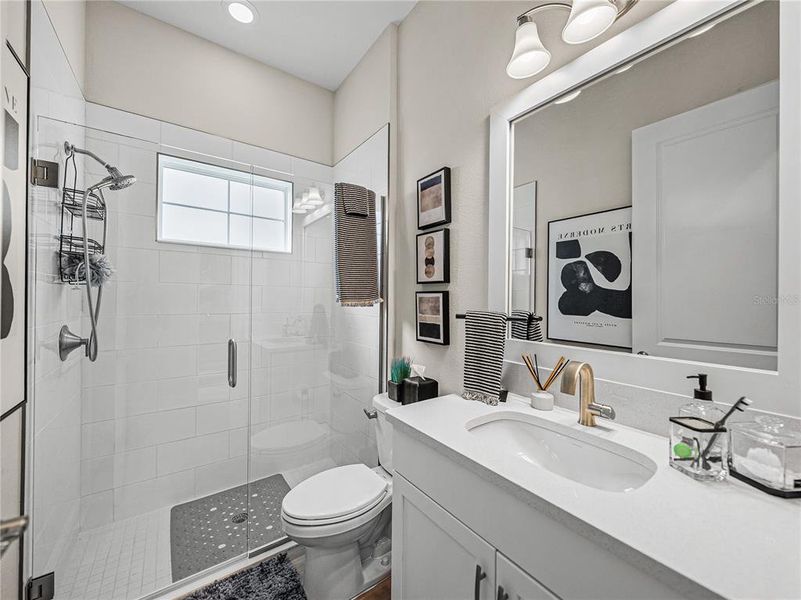 Furnished interior view inside a new home in Mirada, San Antonio (Image 46). Furnished interior view inside a new home in Mirada, San Antonio (Image 46).