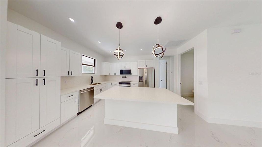 Furnished interior view inside a new home in , Punta Gorda (Image 10).