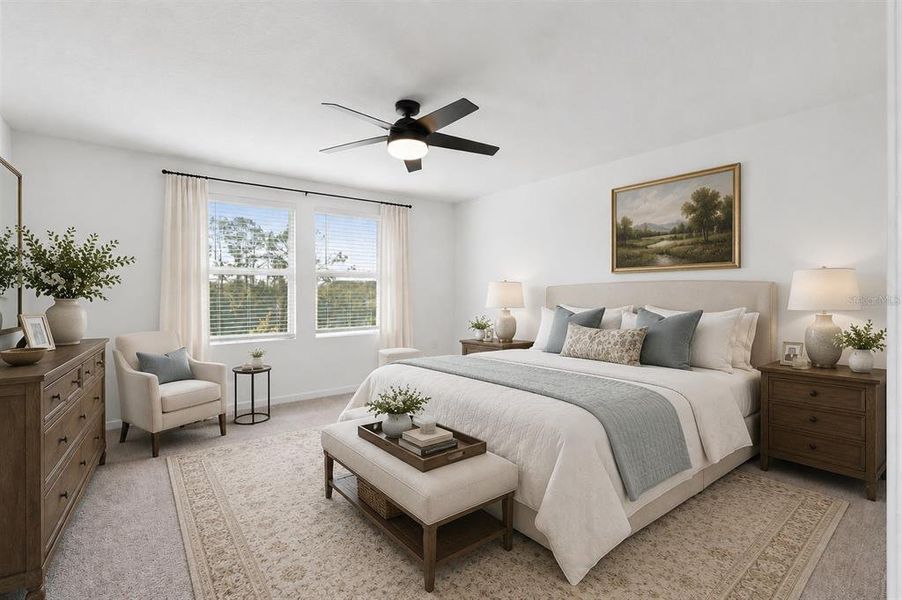 Furnished interior view inside a new home in , Groveland (Image 15).