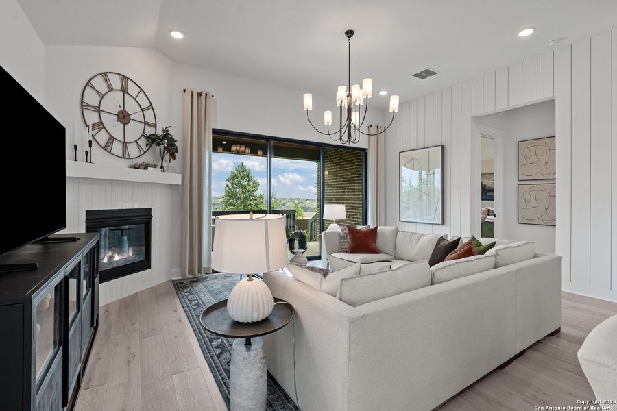 Furnished interior view inside a new home in Bison Ridge, San Antonio (Image 31).