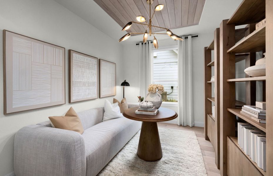 Representative furnished interior of a home built from the Mystique by Del Webb in Del Webb New Braunfels at Veramendi, New Braunfels (Image 7).