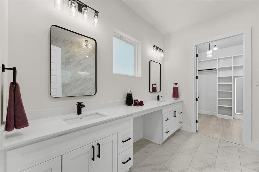 Furnished interior view inside a new home in , Forney (Image 30).