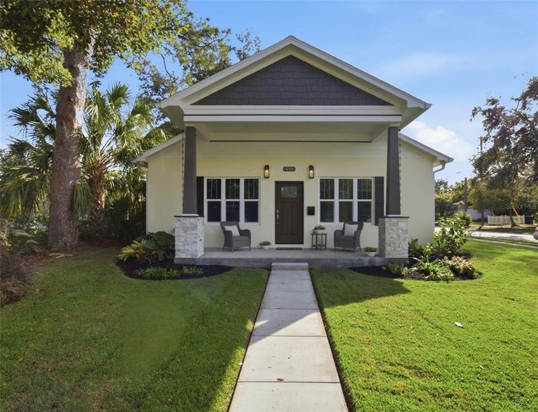 Front exterior of a new home in , St. Petersburg, FL, highlighting curb appeal (Image 27).