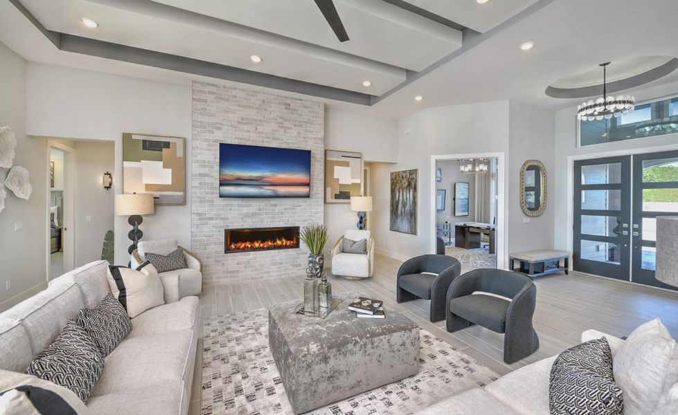 Furnished interior view inside a new home in West Hill Estates, Dade City (Image 10).