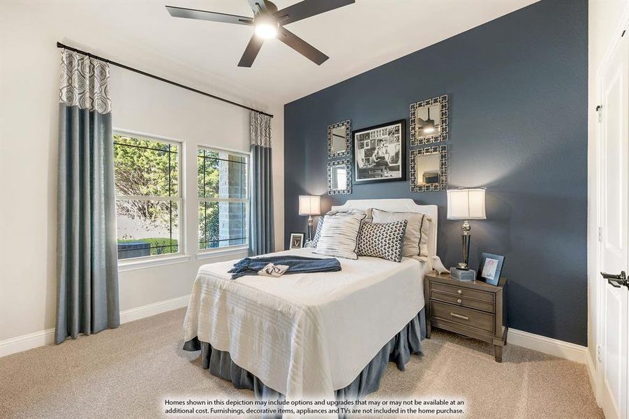 Furnished interior view inside a new home in Wildflower Ranch, Fort Worth (Image 4).