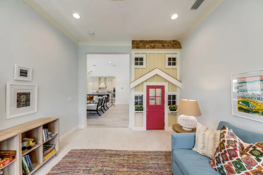 Representative furnished interior of a home built from the Ortega by Riverside Homes in Sagebrush at EverRange, Jacksonville (Image 41).