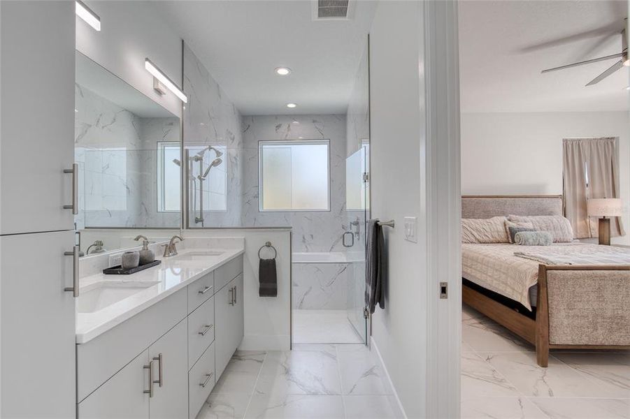 Furnished interior view inside a new home in , Daytona Beach (Image 54).