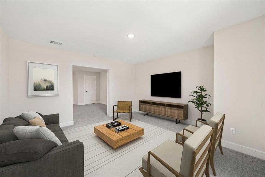 Furnished interior view inside a new home in Elevon, Lavon (Image 20). Furnished interior view inside a new home in Elevon, Lavon (Image 20).