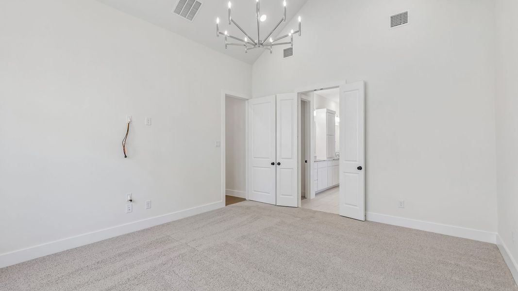Spacious, unfurnished interior of a new home in Painted Tree 50' Series, McKinney (Image 18).
