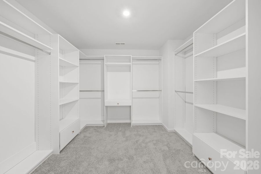 Primary closet Primary closet