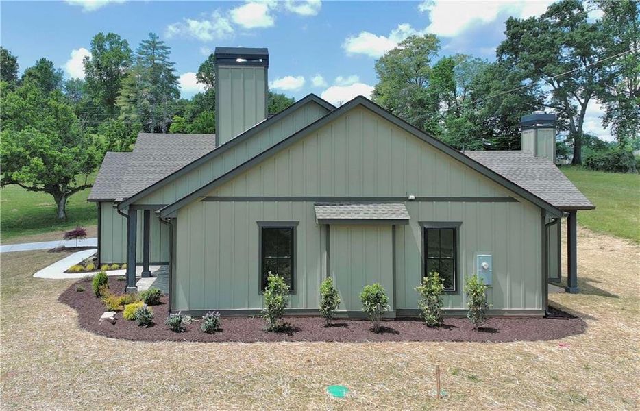 Front exterior of a new home in , Morganton, GA, highlighting curb appeal (Image 22).
