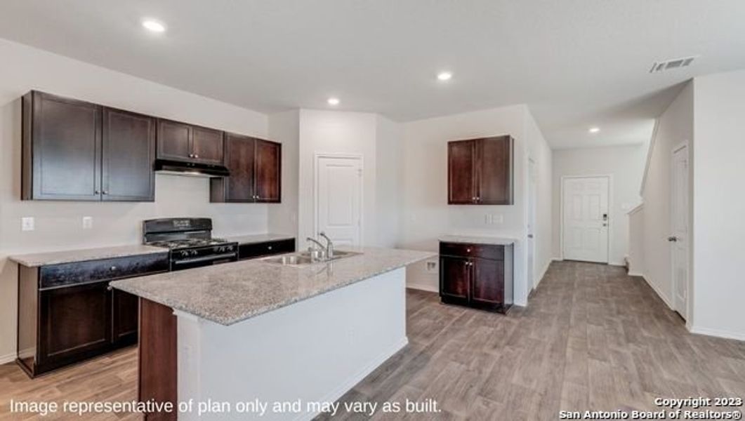 Furnished interior view inside a new home in Winding Creek, New Braunfels (Image 9).