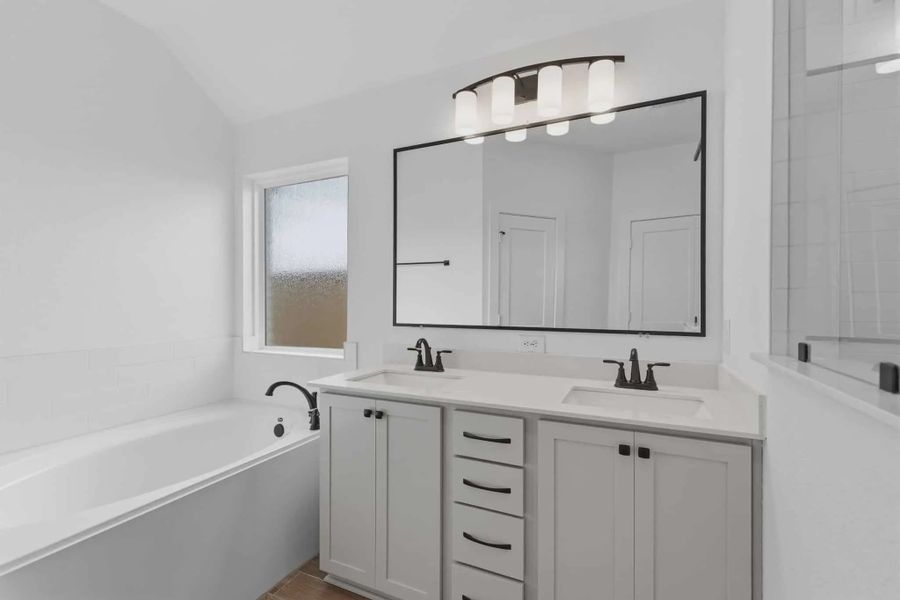 Furnished interior view inside a new home in Bridgeland, Elgin (Image 4).