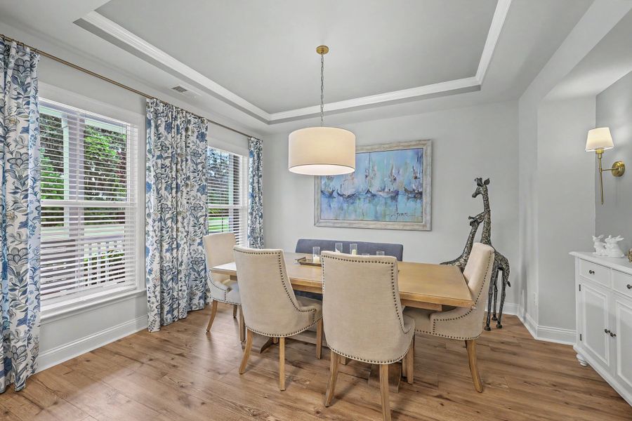 Furnished interior view inside a new home in Sea Island Preserve, Johns Island (Image 40).